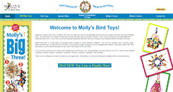 Desktop Screenshot of mollysbirdtoys.com